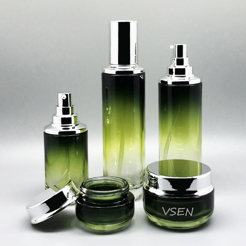 新款hth.com 紫罗兰hth.com套装瓶子定制高档玻璃(图5)